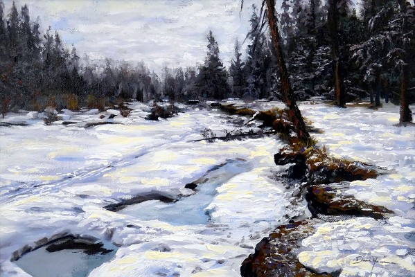 Fishcreek Winter by Dean Miller